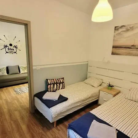 아파트 Silva Caloroczny Na Wyspie Sobieszewskiej 그단스크